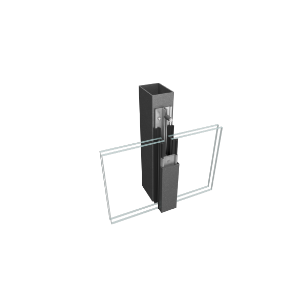 60 Stacked curtain wall - 60MTCT