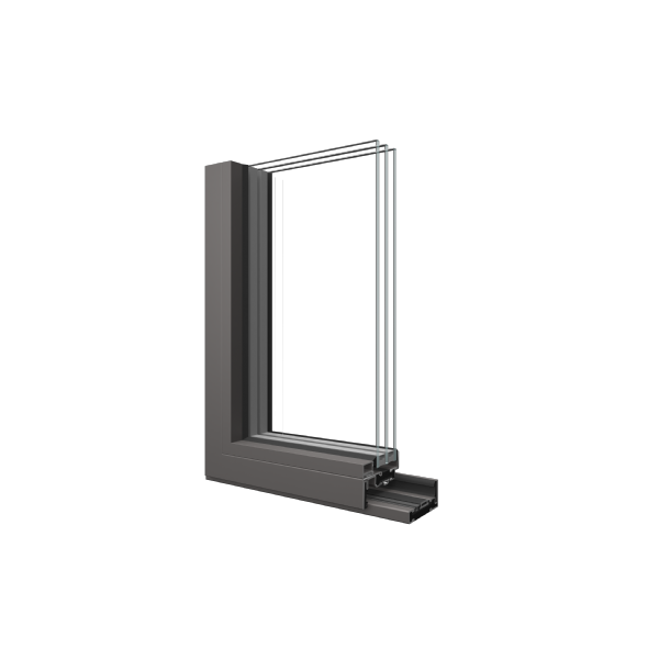 SLIM65 tilt-and-turn window - SL006